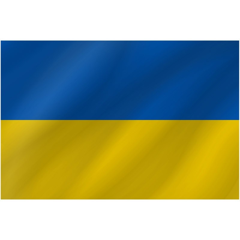 Bandiera Ucraina 150 x 90 cmFumogeni e accessori per il tifo