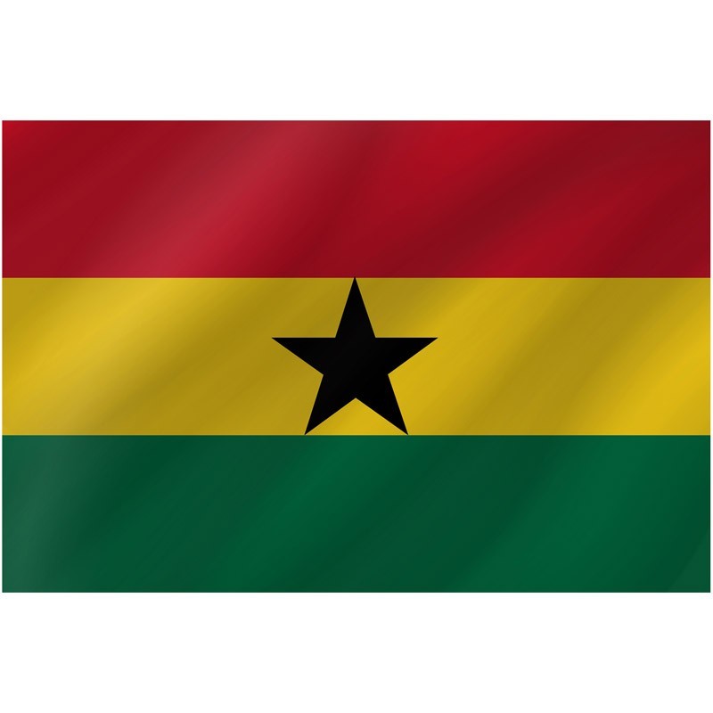 Bandiera Ghana 150 x 90 cm