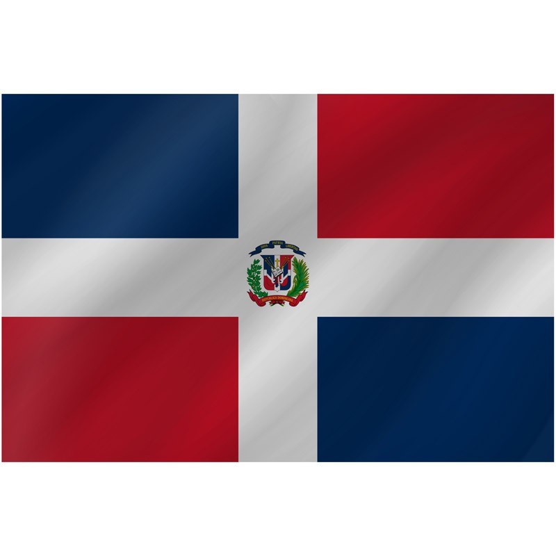 Bandiera Santo Domingo 150 x 90 cm
