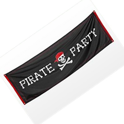 Banner Pirata Party 220 x 74 cm
