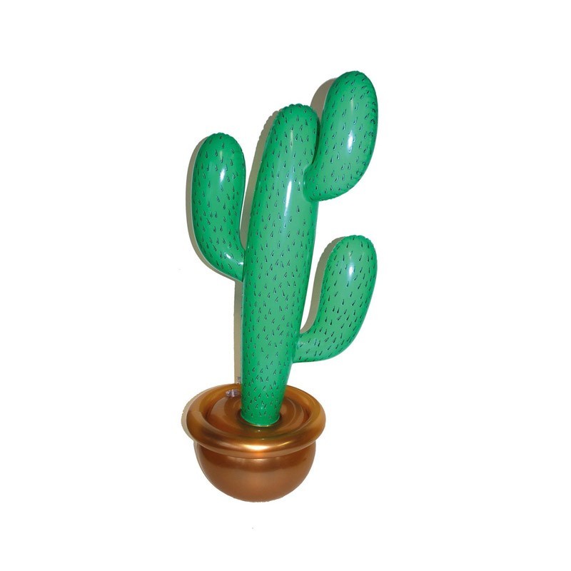 Cactus gonfiabile con vaso