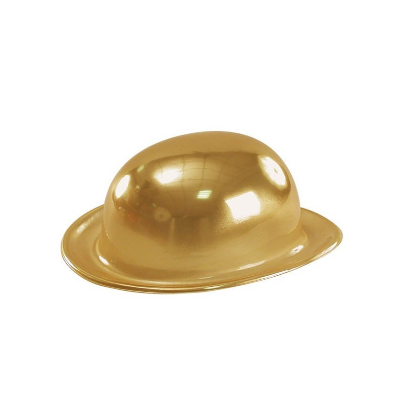 Cappello bombetta oro