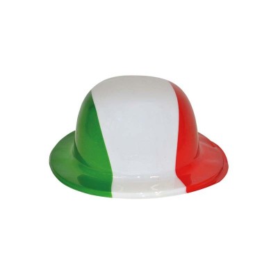Cappello Italia Bombetta Plastica