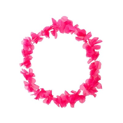 Collana hawaii rosa - 1 pz