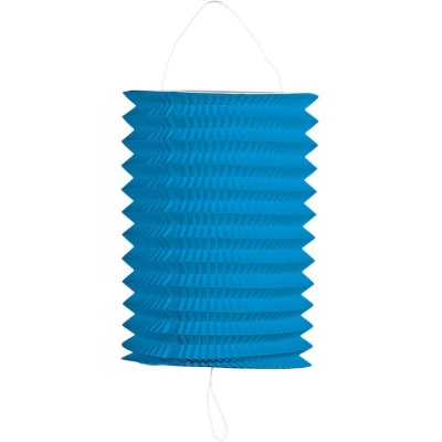 Lanterna carta cilindrica blu'