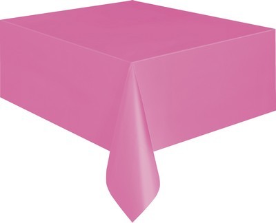 Hot Pink Tovaglia Plastica 137x274 cm.