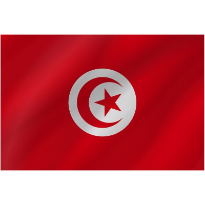 Bandiera Tunisia 150 x 90 cm