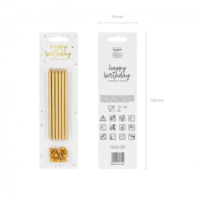 Candeline per torta stelo...