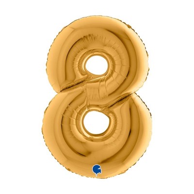 Numero 8 oro 100 cm