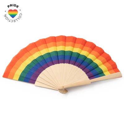 Ventaglio Legno Arcobaleno