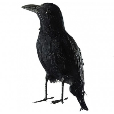 Corvo in piuma 22 cm