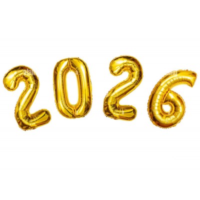 Numeri 2026 Oro 100 cm