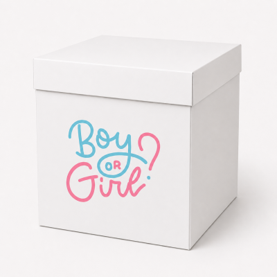 Scatola Gender Reveal 60x60
