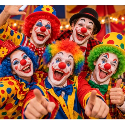 Naso Clown Plastica Rigida...